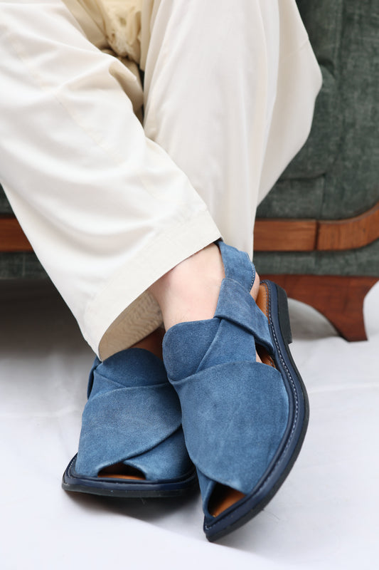 Blue Sabar - Peshawari chappal