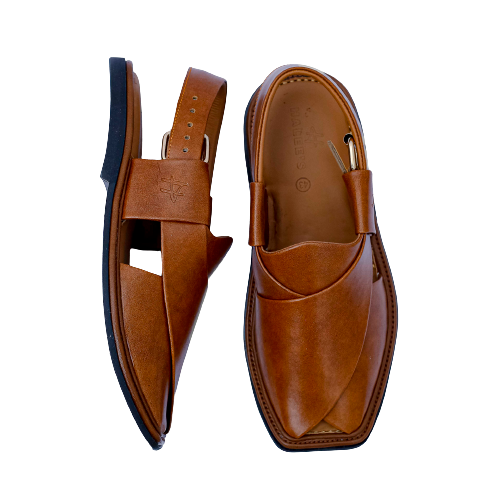 Nue Brown Tradional Peshawari chappal